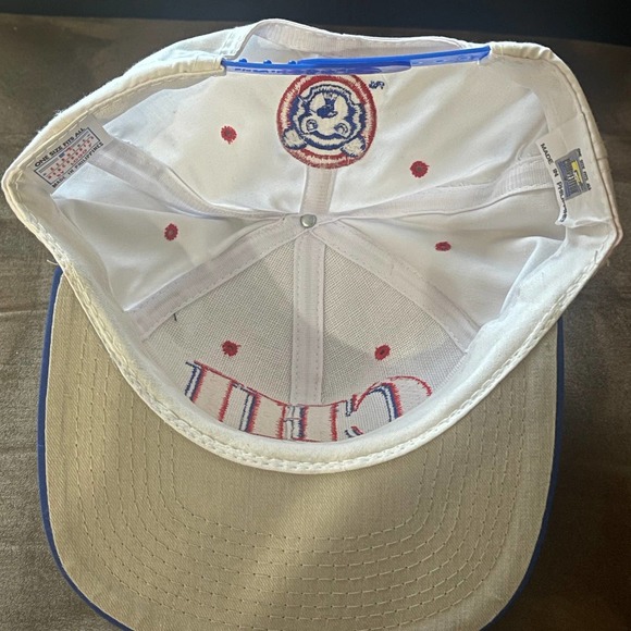 Vintage Chicago Cubs 125th Anniversary MLB Snapback Hat 90’s Cap 1994 NWT - Picture 6 of 8
